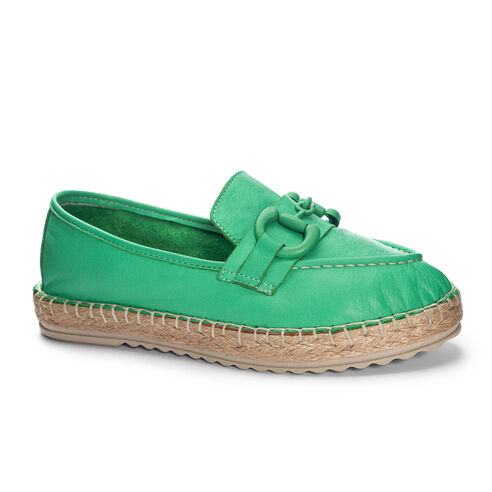42 Gold espadrille loafer